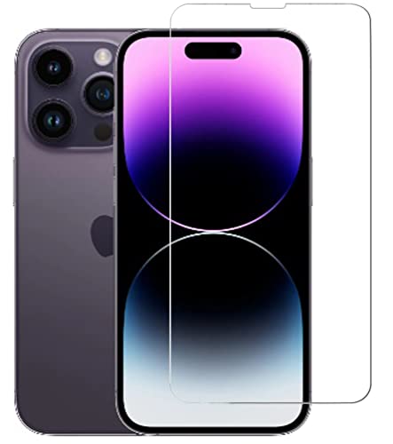 ino kompatibel mit iPhone 14/14 Pro Panzerglas Schutzglas harte Schutzfolie Panzerfolie Displayschutzglas Harte Folie Schutz Glasfolie Displayglas 9H von ino