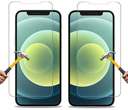 ino kompatibel mit iphone 12 mini Panzerglas Schutzglas 2 Stück harte Schutzfolie Panzerfolie Displayschutzglas Harte Folie Schutz Glasfolie Displayglas 9H von ino