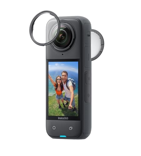 insta360 X4-8K Wasserdichte 360 Action Kamera, 4K Weitwinkel-Video, unsichtbarer Selfie-Stick, abnehmbarer Objektivschutz, 135 Min Akkulaufzeit, KI-Bearbeitung, Stabilisierung, für Sport, Reisen, von insta360