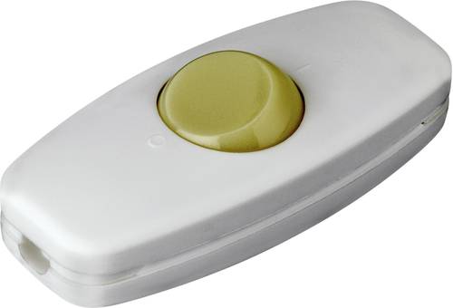 InterBär 5052-208.01 Schnurschalter Weiß 2 x Aus/Ein 2A 1St. von interBär