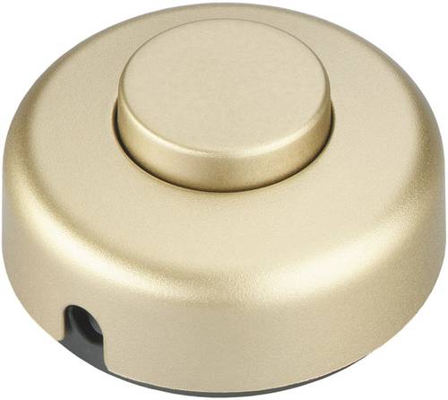InterBär 5062-010.01 Tretschalter Gold 1 x Aus/Ein 2A 1St. von interBär