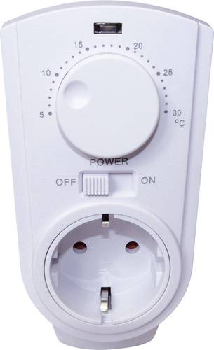 InterBär 8141-008.01 Raumthermostat Zwischenstecker 1St. von interBär