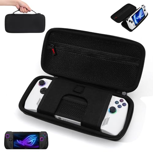 Tragetasche für ROG Ally / Ally X – tragbare Hartschalen-Tragetasche für ROG Ally/Ally X Gaming Handheld – leicht/vollständiger Schutz/Stand-Design von iofeiwak