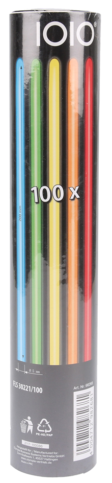 IOIO Neon-Knick-Leuchtsticks FLS 30221, 10er Pack von ioio