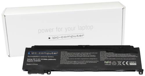 Ipc-computer Notebook-Akku 01AV405 REPLACE 11.4V 2000 mAh Lenovo von ipc-computer