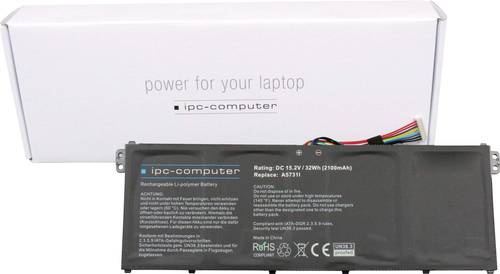 Ipc-computer Notebook-Akku AC14B8K Replace 15.2V 2100 mAh Acer von ipc-computer