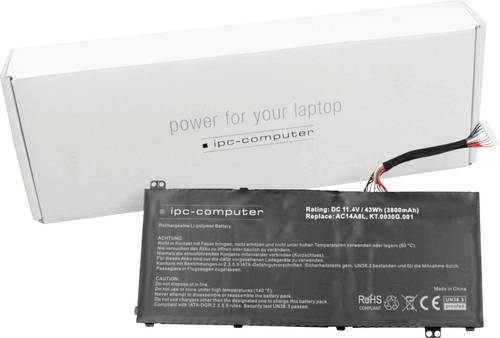Ipc-computer Notebook-Akku IPC-Akku KT.0030G.001 11.4V 3800 mAh Acer von ipc-computer