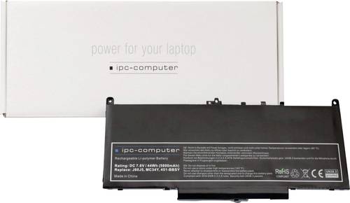 Ipc-computer Notebook-Akku J60J5 Replace 7.6V 5800 mAh Dell von ipc-computer