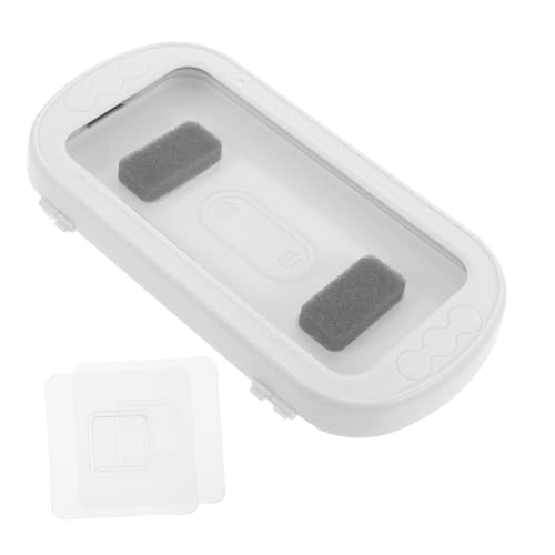 iplusmile 1 Satz Handyhalter Für Die Dusche Toilettentelefonhalter Wandmontierter Telefonhalter Wasserdichtes Rotierbares Duschphone -Halter Badetelefonhalter Telefonhalter Dusche Abs Weiß von iplusmile