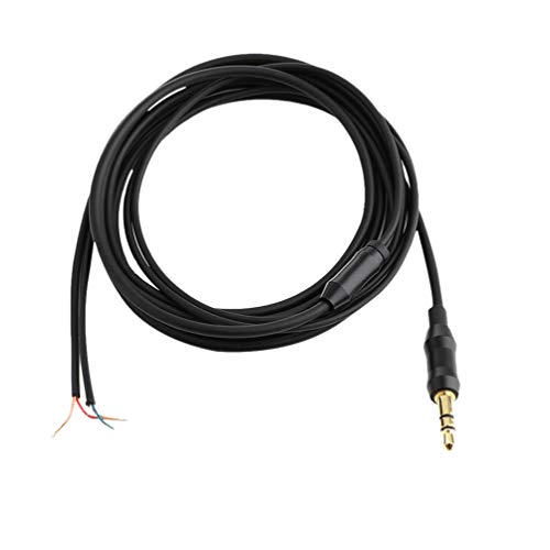 iplusmile 1. 5M Lange Kopfhörer Kabel Kopfhörer Ersatz Kabel Sauerstoff- Freies Kupfer Headset Reparatur Draht TPE Headset Semi- Fertig Schwarz Kopfhörer Reparatur Kabel für Home Office Shop von iplusmile