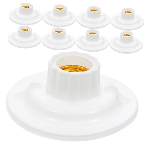 iplusmile 10Stücke Lampenfassung Flammhemmender Lampensockel für Decken und Wandleuchten zu Installieren Langlebig und Vielseitig Einsetzbar Wohnräumen iplusmile 10Stücke Lampenfassung Flammhemmender Lampensockel für Decken und Wandleuchten zu Installieren Langlebig und Vielseitig Einsetzbar Wohnräumen von iplusmile