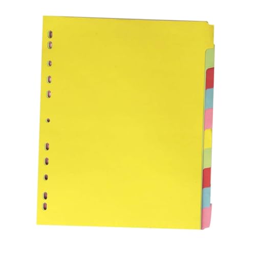 iplusmile 12Stücke Teilige Registerkarten für Ordner Papierteiler mit Farbigen Sortieretiketten zur Individuellen Kategorisierung und Klaren Dokumentenorganisation iplusmile 12Stücke Teilige Registerkarten für Ordner Papierteiler mit Farbigen Sortieretiketten zur Individuellen Kategorisierung und Klaren Dokumentenorganisation von iplusmile