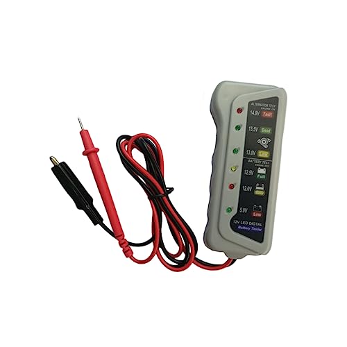 iplusmile 12V Batteriemessgerät für Kfz Digitaler Batterietester und Monitor mit Überspannungsschutz für Schnelle Diagnosen und Einfache Bedienung Fahrzeugen von iplusmile
