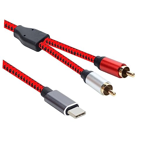 iplusmile 1Stück C zu Audiokabel C für Notebooks Smartphones Hochwertiges Langlebiges Kabel für Audioübertragung Laden von iplusmile