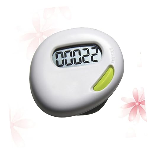 iplusmile 2 Stück Fitness-Informationstool Schritte klein tragbar Mini für Herzförmiger Schrittzähler Präziser D-Sport-Schrittzähler herzförmiger Präzisions-Schrittzähler Sport-Gadget Weiß von iplusmile
