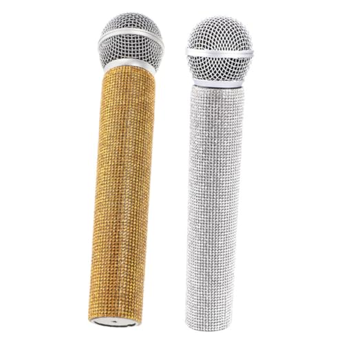 iplusmile 2Stücke Mikrofon Prop Simuliertes Mikrofon für Bühnenauftritte Cosplay und Partygeschenke Leicht und Tragbar Exquisite Verarbeitung Hohe Ähnlichkeit iplusmile 2Stücke Mikrofon Prop Simuliertes Mikrofon für Bühnenauftritte Cosplay und Partygeschenke Leicht und Tragbar Exquisite Verarbeitung Hohe Ähnlichkeit von iplusmile