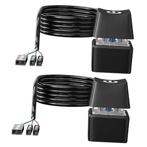 iplusmile 2Stücke PC Netzschalter Stromverlängerungskabel für Desktop Computer Externes Motherboard Einschaltknopf Kabel Einfacher Zugang Zuverlässige Steuerung iplusmile 2Stücke PC Netzschalter Stromverlängerungskabel für Desktop Computer Externes Motherboard Einschaltknopf Kabel Einfacher Zugang Zuverlässige Steuerung von iplusmile