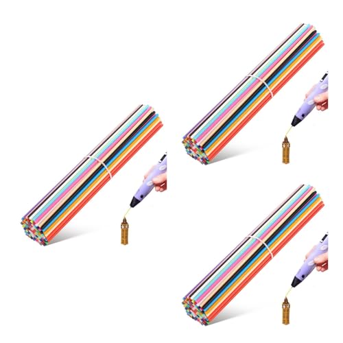iplusmile 3 Sätze Druckstift 3d-stift 3d-doodler-stift 3d-malstift Filament Für 3d-drucker 3d-doddle-stift-filament Druckerdruckmaterial Doodle-stiftmine 3d-druckkabel Plastik 110 Stück * 3 von iplusmile