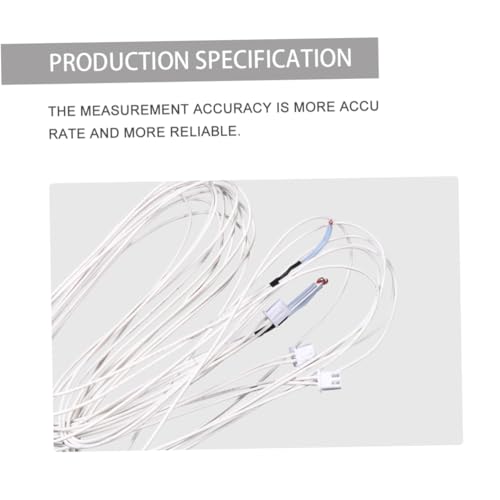 iplusmile 3 Stück Ntc Thermistor Extruder Thermistor Hot-end-thermistor Thermistorsensor Thermistor Für Heizblock 3950 100k-thermistor Thermistor Für 3d-drucker Ntc-thermistor Weiß von iplusmile