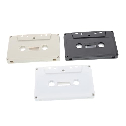iplusmile 3 Stück Tape Dekoration Vintage Tonbandgeräte Mini Kassettenrekorder Leere Kassetten Mini Kassettenrekorder Mikrokassetten Tonbandgerät Kassettenspieler Aus von iplusmile