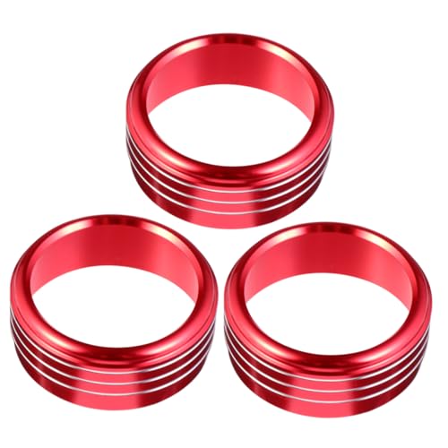 iplusmile 3 Stück Zierring des Klimaanlagenknopfes Ringauto kleine klimaanlage Conditioner Vinyl Tastenabdeckungen für Klimaanlagen Ringabdeckungen für Klimaanlagen Aluminiumlegierung rot iplusmile 3 Stück Zierring des Klimaanlagenknopfes Ringauto kleine klimaanlage Conditioner Vinyl Tastenabdeckungen für Klimaanlagen Ringabdeckungen für Klimaanlagen Aluminiumlegierung rot von iplusmile