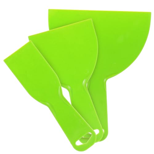 iplusmile 3 Stücke Spachtel für 3D-Druck Werkzeug Zubehör Reinigung Bausatz klopfen 3D-Entfernung 3D-Druckschaber Herdschaber Fußleiste Bett 3d Drucken Entferner Schaber für 3D-Drucker Grün von iplusmile