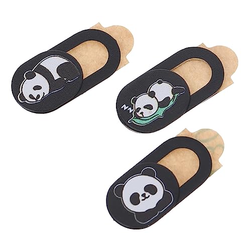 iplusmile 3Stücke Cartoon Webcam Datenschutzabdeckung Telefon Webcam Cover Für Computer Smartphones Kawaii Schutzaufkleber Für Privatsphäre Panda Design von iplusmile