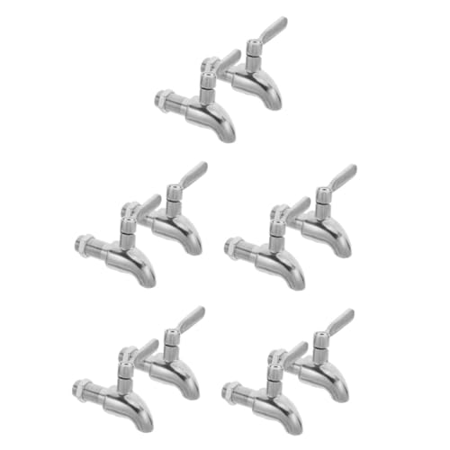 iplusmile 5 Sätze Wasserhahn Wasserfilterhahn Düse Für Getränkespender Ventil Für Getränkespender Wasserspender Aus Edelstahl Ersatzzapfen Edelstahlhahn Silver Rostfreier Stahl 2 Stück * 5 iplusmile 5 Sätze Wasserhahn Wasserfilterhahn Düse Für Getränkespender Ventil Für Getränkespender Wasserspender Aus Edelstahl Ersatzzapfen Edelstahlhahn Silver Rostfreier Stahl 2 Stück * 5 von iplusmile