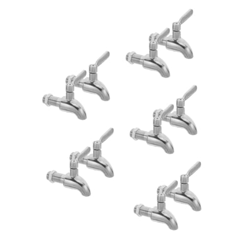 iplusmile 5 Sätze Wasserhahn Wasserspender Aus Edelstahl Wasserfilterhahn Edelstahlhahn Zapfhahn Für Getränkespender Wasserkrug Zapfen Ersatzzapfen Silver Rostfreier Stahl 2 Stück * 5 iplusmile 5 Sätze Wasserhahn Wasserspender Aus Edelstahl Wasserfilterhahn Edelstahlhahn Zapfhahn Für Getränkespender Wasserkrug Zapfen Ersatzzapfen Silver Rostfreier Stahl 2 Stück * 5 von iplusmile