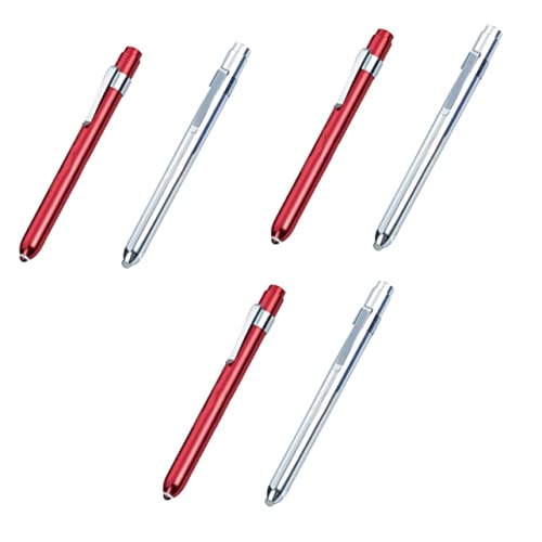 iplusmile 6 Stk LED-Stiftlicht wiederaufladbare LED-Taschenlampe Pupillenlichtstift pupillenleuchte Taschenlampe für Ärzte krankenschwester zubehör Taschenlampen medizinisches Stiftlicht rot iplusmile 6 Stk LED-Stiftlicht wiederaufladbare LED-Taschenlampe Pupillenlichtstift pupillenleuchte Taschenlampe für Ärzte krankenschwester zubehör Taschenlampen medizinisches Stiftlicht rot von iplusmile