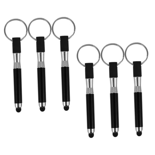 iplusmile 6 Stück Schlüsselanhänger Stylus Telefon Stylus Schlüsselanhänger Stylus Stift Touchscreen Stift Schlüsselanhänger Süßer Mini Stylus Stift Eingabestifte Für Touchscreens von iplusmile
