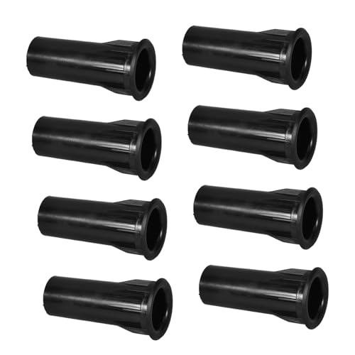 iplusmile 8 Stück Inverterrohr Audioreflexrohr Subwoofer -gehäuseanschluss Bassluftrohr Lautsprecher-pilotloch-auslass Tragbarer Audioport Subwoofer Bass Port Bassportrohr Black Plastik von iplusmile