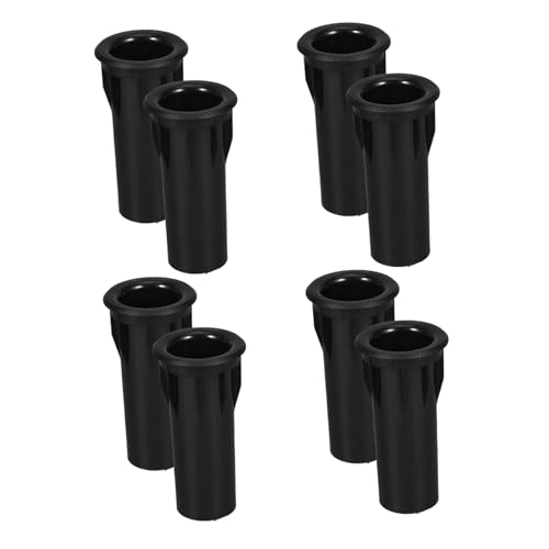 iplusmile 8 Stück Inverterrohr Hochleistungs-bassrohr Lautsprecherverbesserungsport Audioanschlussröhre Lautsprecher -stimmrohr Portable Lautsprecherport Bassportrohr Plastik Black von iplusmile