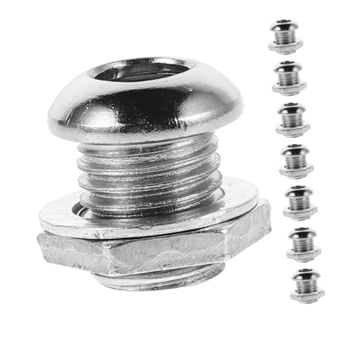 iplusmile 8-Teiliges Set Luftlochtrommelschraube Entlüftungsschrauben für die Snare-Drum Trommel Ersatzteile Belüftungsteile für Snaredrums Snaredrum-Belüftungsset Stahl Silber iplusmile 8-Teiliges Set Luftlochtrommelschraube Entlüftungsschrauben für die Snare-Drum Trommel Ersatzteile Belüftungsteile für Snaredrums Snaredrum-Belüftungsset Stahl Silber von iplusmile