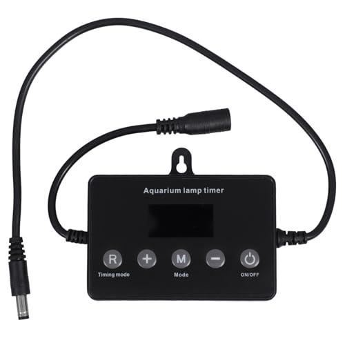 iplusmile Aquarium Licht Timer, Timing-Dimmer Led-Dimmer-Controller Aquarium-Led-Controller Lichtmodulator Aquarium-Timer Schwarz Intelligenter Dimmer-Controller Für Aquarium-Led von iplusmile