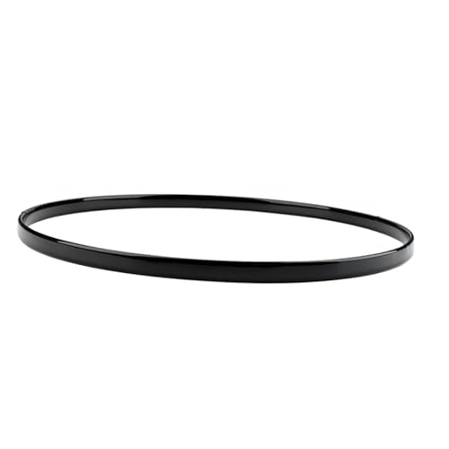iplusmile Drum Ring Drum Hoop Trommel Ersatzteile Bassdrum-Reifen Trommelhardware Snare-Drum-Ring Trommelreifen Drum-Percussion-Zubehör trommelring selber machen Gummi Black von iplusmile