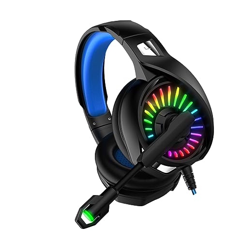 iplusmile E-Sport-kopfhörer Spiel Kopfhörer Kabelgebundenes Gaming-Headset Kabel-Headset Black von iplusmile