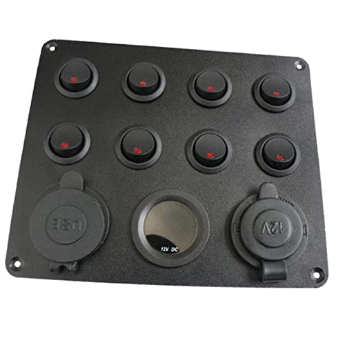 iplusmile Gang Schaltpanel mit USB und Voltmeter für Auto Boot Rv Design Digitale Spannungsanzeige Vielseitig Einsetzbar für Mobile Ladegeräte iplusmile Gang Schaltpanel mit USB und Voltmeter für Auto Boot Rv Design Digitale Spannungsanzeige Vielseitig Einsetzbar für Mobile Ladegeräte von iplusmile