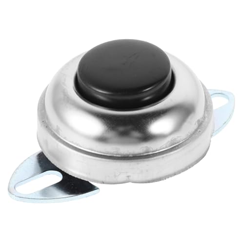 iplusmile Hupenknopfschalter Autohupenknopf Hornknopf Druckknopf am Ausschalter Starterknopf Lufthupenknopf Starterschalter Hornknöpfe kabelloser Hupenknopf Druckknopfstart Metall Silver von iplusmile
