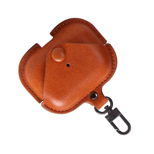 iplusmile Kopfhörerhülle für kopfhörer schutzüberzüge kopfhörer schutzüberzug kopfhörer etui kopfhörertasche Headset case Kopfhörer Fall Ohr nur drahtlos Lagerung Lederetui Light Brown von iplusmile