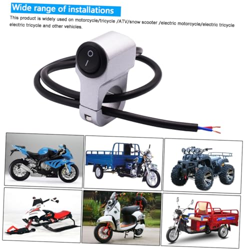 iplusmile Motorrad -Wasserdichtungsschalter Scheinwerfertaste motorrad lenker an aus scheinwerfer Weiß iplusmile Motorrad -Wasserdichtungsschalter Scheinwerfertaste motorrad lenker an aus scheinwerfer Weiß von iplusmile