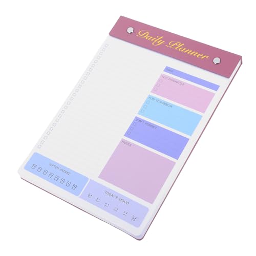 iplusmile Notizbuch bürobedarf Notizblock zeitmanagement organisieren elektrische Aufkleber Endkappen stecken Plattenaufkleber Memo -Notepad Nachrichtenblöcke täglicher Planungsblock Papier von iplusmile