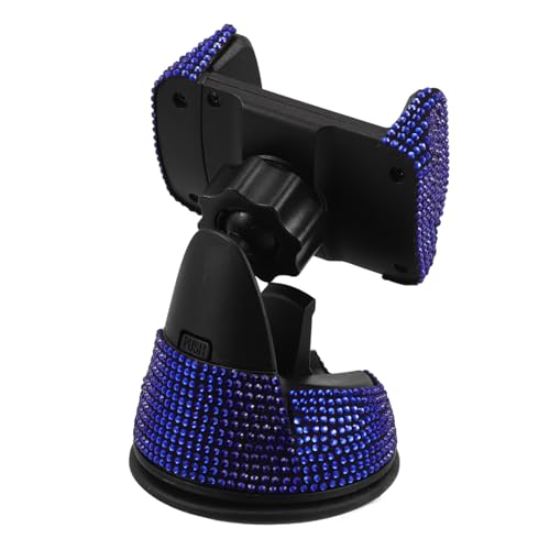 iplusmile Red Bling Autotelefonhalter Ständer Verstellbar Strass Autotelefonhalterung Air Vent Windschutzscheibe Armaturenbrett Saugnapf Autotelefonhalterung von iplusmile