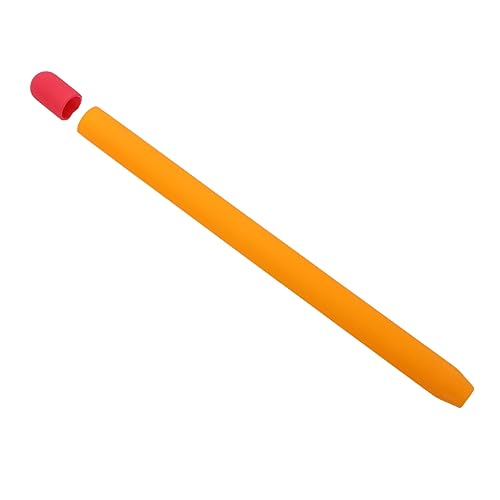 iplusmile Stiftabdeckung Griff Erste Berühren Bildschirm Schützend USB Zubehör Bleistift Klein Ärmel Mini Fall Für Touch-Screen Touchscreen-Stift Tipps Daten Stift-schutzhülle Orange von iplusmile
