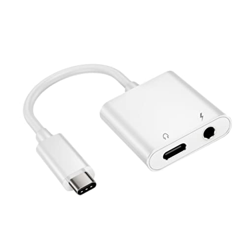 iplusmile USB C Audioadapter für Kopfhörer Mikrofon C Aux Tragbarer Adapter für Smartphones Stabiler Verlustfreier in Weiß iplusmile USB C Audioadapter für Kopfhörer Mikrofon C Aux Tragbarer Adapter für Smartphones Stabiler Verlustfreier in Weiß von iplusmile