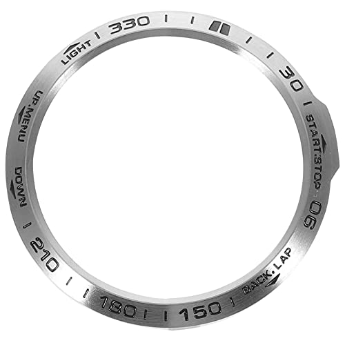 Uhrenring Ringkleberabdeckung Kratz- Und Kollisionssicherer Edelstahlschutz Kompatibel mit Fenix ??6X Splitter von iplusmile