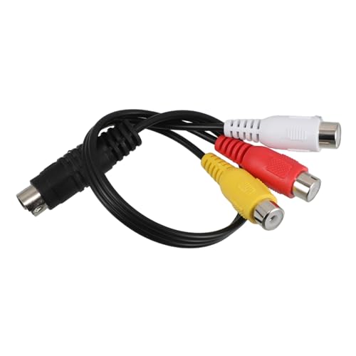 iplusmile Video-adapter-kabel 4 Pin S-video Zu 3 -kabel Videoübertragung Für Tv-pc-computer Video Av Projector Video Tv Laptop Adapter Kabel von iplusmile