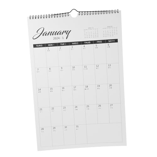 iplusmile Wandkalender Zarter Hängender Monatskalender für Büro und Zuhause Kreatives Notizblock Design mit Aufhängeloch und Aufgabenlisten Geschenkidee von iplusmile