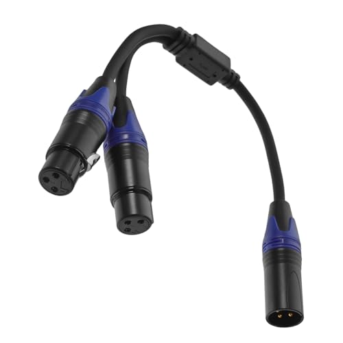 iplusmile Xlr Splitterkabel Awg Mikrofonkabel mit Versilberten Anschlüssen und Doppelter Abschirmung für Konferenzräume und Professionelle Audio Setups iplusmile Xlr Splitterkabel Awg Mikrofonkabel mit Versilberten Anschlüssen und Doppelter Abschirmung für Konferenzräume und Professionelle Audio Setups von iplusmile