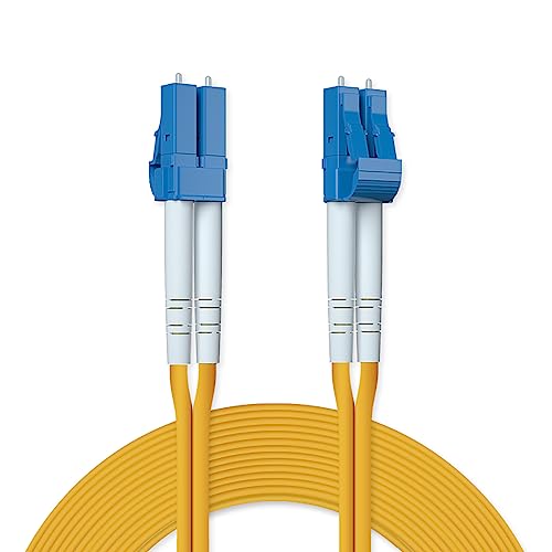 OS2 LC zu LC LWL Patchkabel 50m (165ft), Singlemode Fiber Patch Cable Duplex 9/125µ Glasfaserkabel (LSZH) für SFP, 10Gb SFP+ Transceiver, Medienkonverter von ipolex